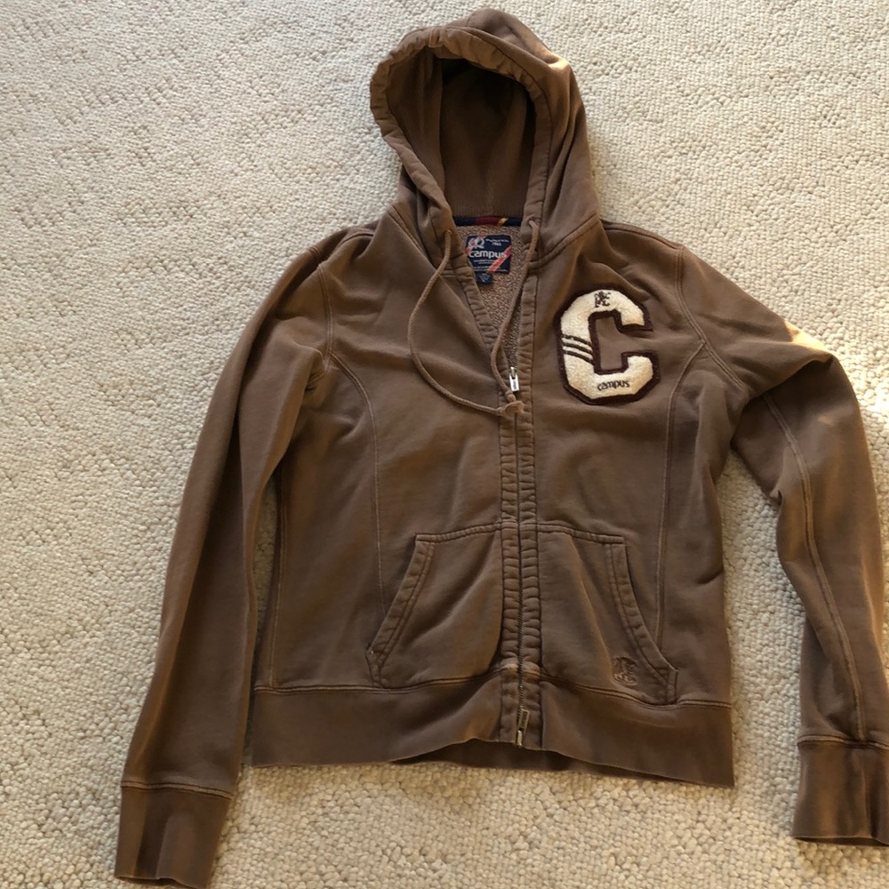 Vintage Campus Brand Hoodie